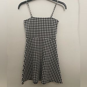 Dress black and white